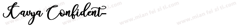 Kavya Confident字体转换